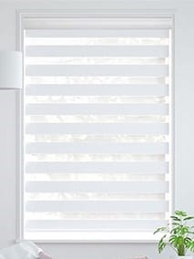 Electric Zebra Soft White Enjoy Roller Blind thumbnail image