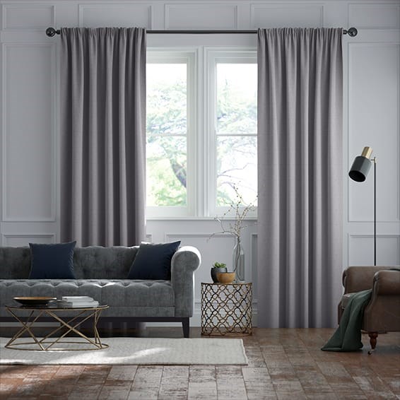 Eternity Linen Cinder Curtains