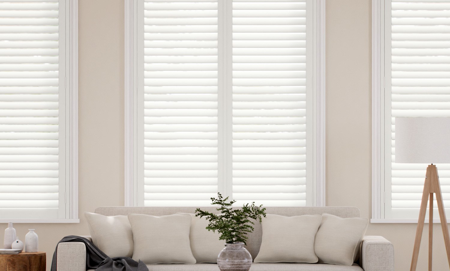 Etherea Polar White Shutter Plantation Shutters thumbnail image