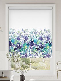 Fairhaven Indigo Blossom Roller Blind thumbnail image