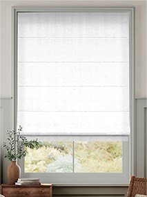 Felicity True White Roman Blind thumbnail image