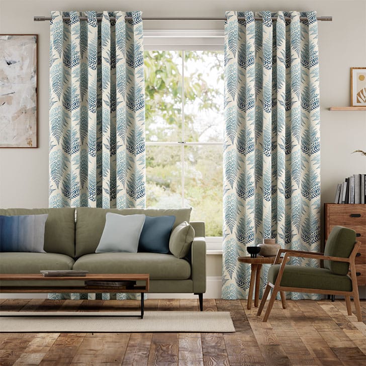 Filix Blue Curtains thumbnail image