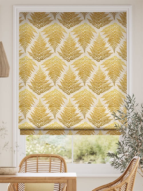 Filix Mustard Roman Blind thumbnail image