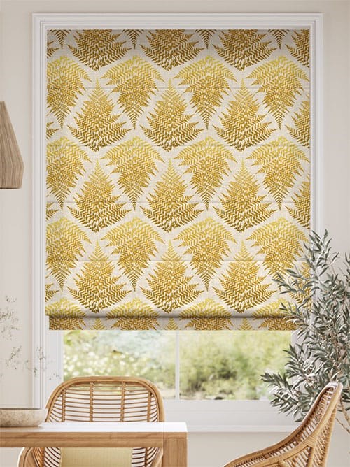 Filix Mustard Roman Blind thumbnail image