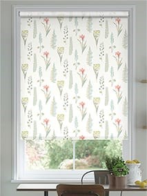 Floral Bazaar Aqua Roller Blind thumbnail image