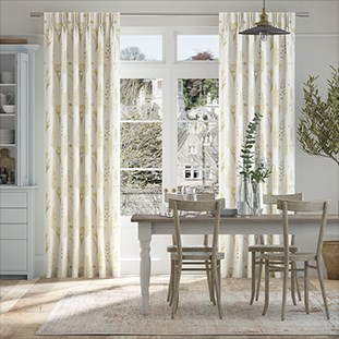 Floral Bazaar Honey Curtains thumbnail image