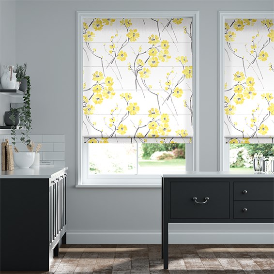 Floris Mimosa Roman Blind