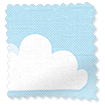 Fluffy Clouds Blockout Blue Roller Blind swatch image