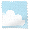 Fluffy Clouds Blockout Blue Roller Blind swatch image