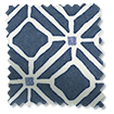 Fretwork Indigo Curtains swatch image