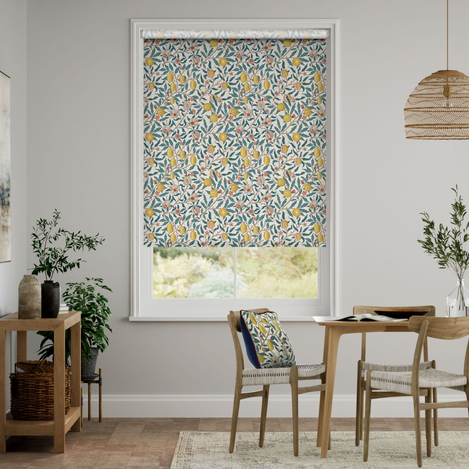 William Morris Fruit Citrus Roller Blind