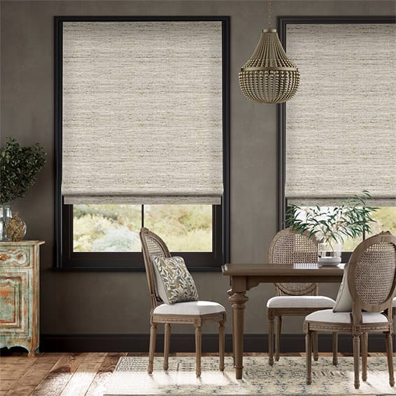 Glencoe Ivory Roman Blind