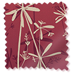 Goosegrass Berry Curtains swatch image