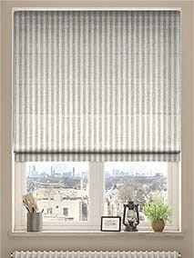 Click2Fit Grande Stripe Linen Roman Blind thumbnail image