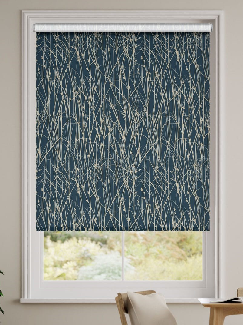 Grasses Blue Roller Blind thumbnail image