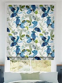 Hadley Linen Ocean Roman Blind thumbnail image