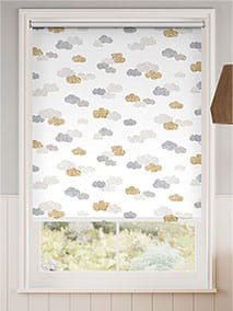 Happy Clouds Blockout Dawn Roller Blind thumbnail image