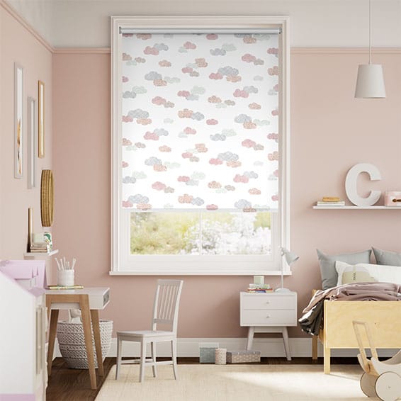 Happy Clouds Blockout Dusk Roller Blind