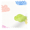 Happy Clouds Blockout Summer Brights Roller Blind sample image