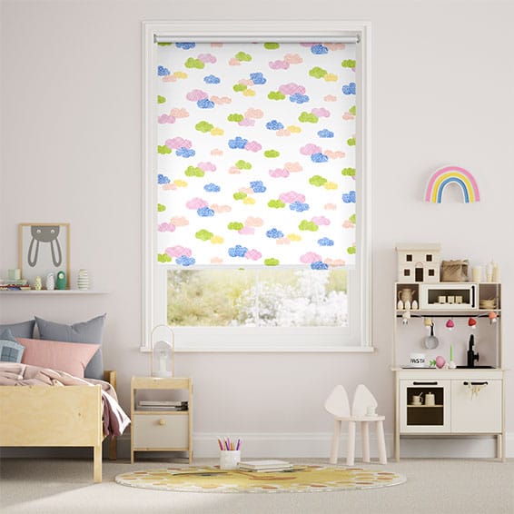 Happy Clouds Blockout Summer Brights Roller Blind