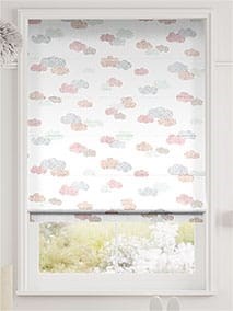 Happy Clouds Dusk Roman Blind thumbnail image