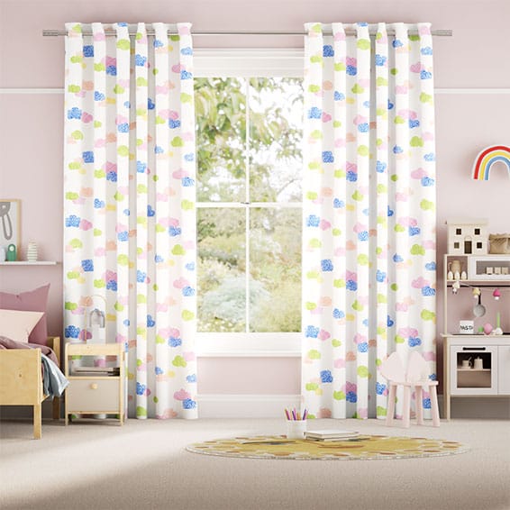 Happy Clouds Summer Brights Curtains