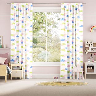 Happy Clouds Summer Brights Curtains thumbnail image
