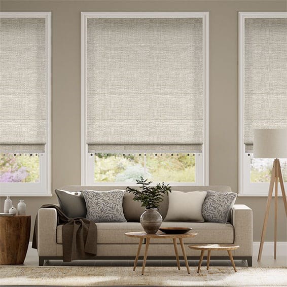 Harlow Stone & Pebble Roman Blind