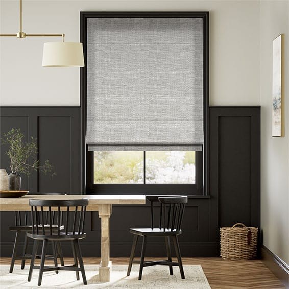 Harlow Woven Grey Roman Blind