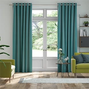 Harrow Caribbean Blue Curtains thumbnail image