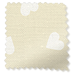 Hearts Pale Stone Curtains swatch image