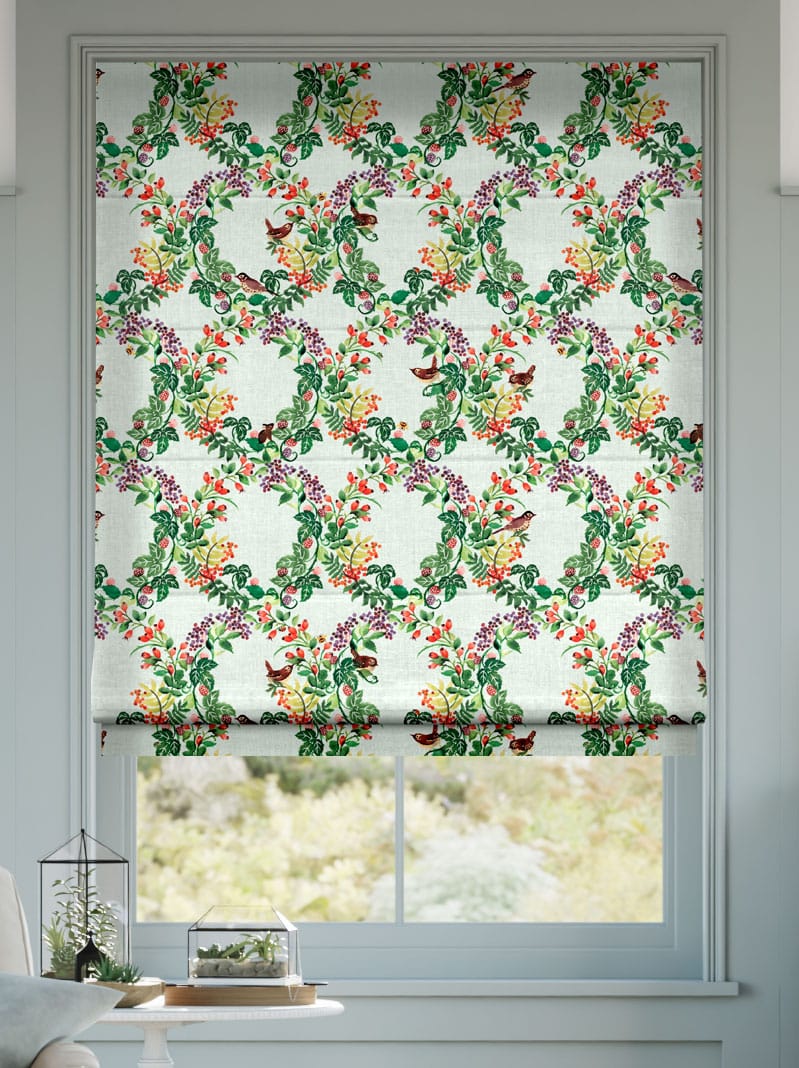 Hedgerows Duck Egg Roman Blind thumbnail image