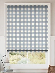 Hudson Gingham Cloud Roman Blind thumbnail image