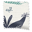 Hygge Birds Pastoral Blue Roller Blind swatch image