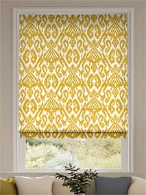 Ikat Damask Deep Ochre Roman Blind thumbnail image