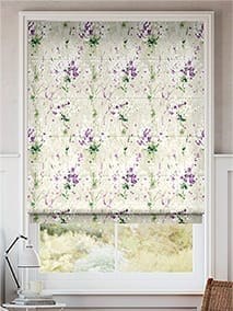 Jackson Linen Violet Roman Blind thumbnail image