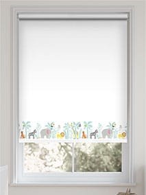 Jolly Jungle Blockout Chalk Roller Blind thumbnail image