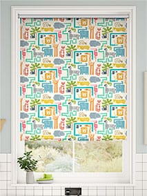 Jungle Jiggle Blockout Funky Brights Roller Blind thumbnail image