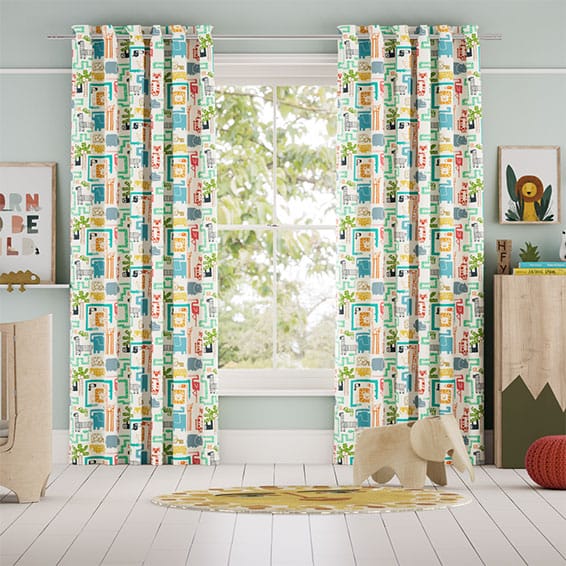 Jungle Jiggle Funky Brights Curtains