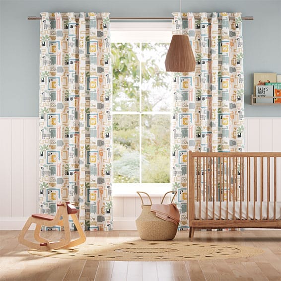 Jungle Jiggle Sorbet Curtains