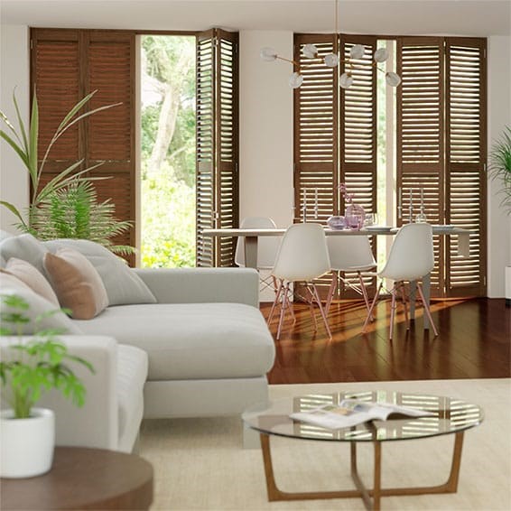 Kinglake Mahogany Shutter Blinds  