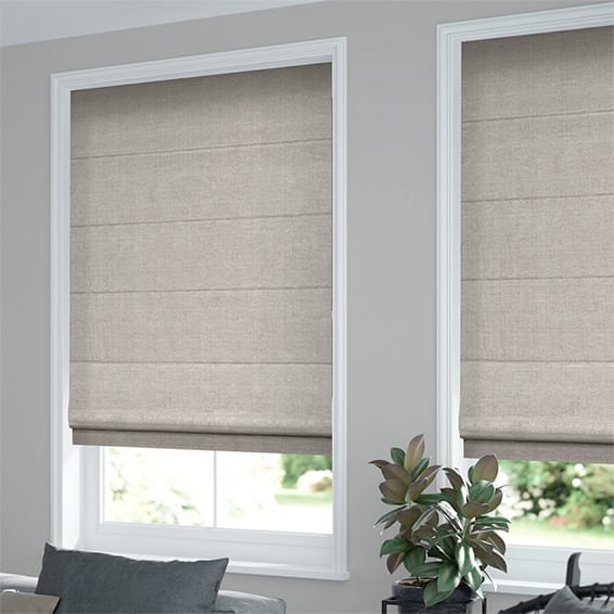 Lanura Grey Wash Roman Blind | Blinds Online™