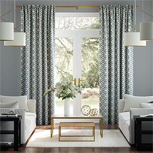 Lattice Silver Curtains thumbnail image