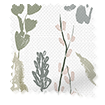 Leilani Morning Mist Roman Blind swatch image