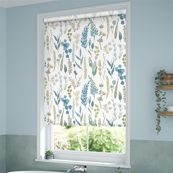 Leilani Powder Blue Roller Blind | Blinds Online™