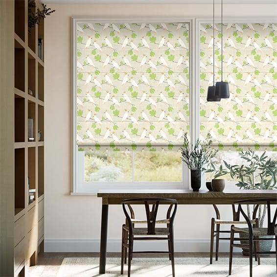 Love Birds Mojito Roman Blind