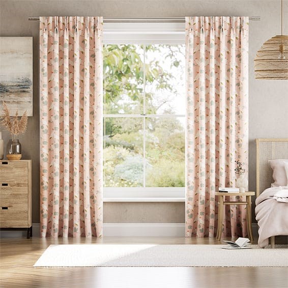 Love Birds Rose Curtains