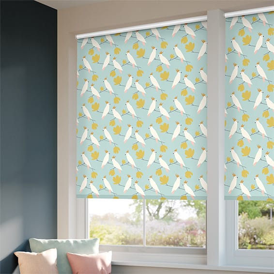 Love Birds Sky Roller Blind | Blinds Online™