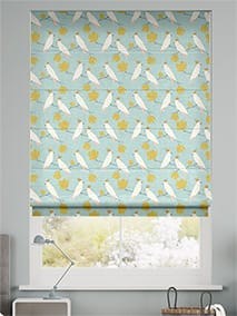 Love Birds Sky Roman Blind thumbnail image