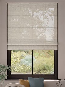 Lumiere Unlined Laurel Oatmeal Roman Blind thumbnail image